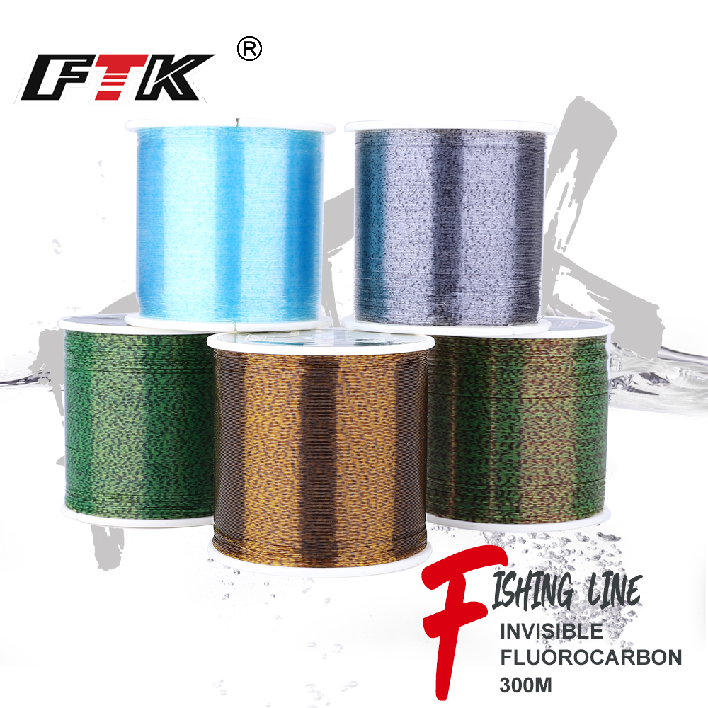 Monofilament Line - FTK 300m Invisible Fishing Line Speckle