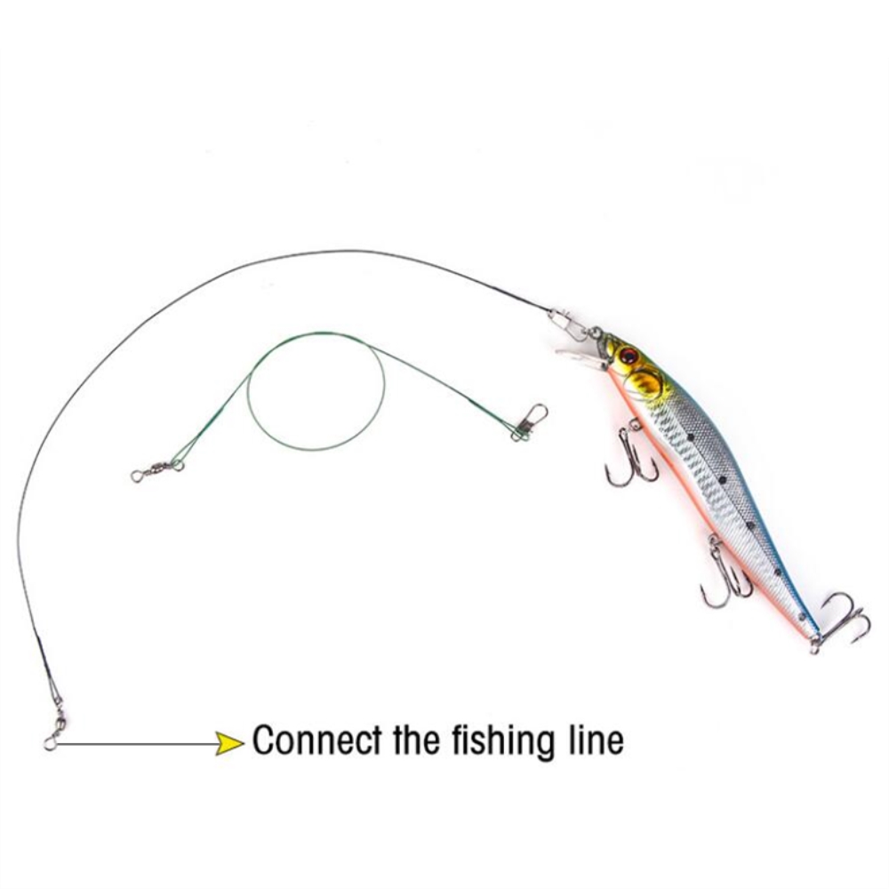 10pcs/lot Anti Bite Steel Fish - Leader Line 리뷰 및 가격