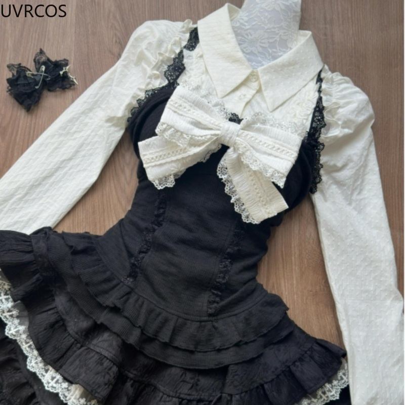 Y2k Aesthetic Lolita Style 3 P - Fly Line 리뷰 및 가격