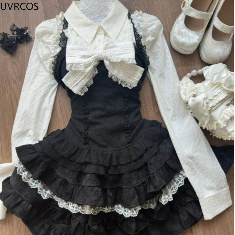 Y2k Aesthetic Lolita Style 3 P - Fly Line 리뷰 및 가격