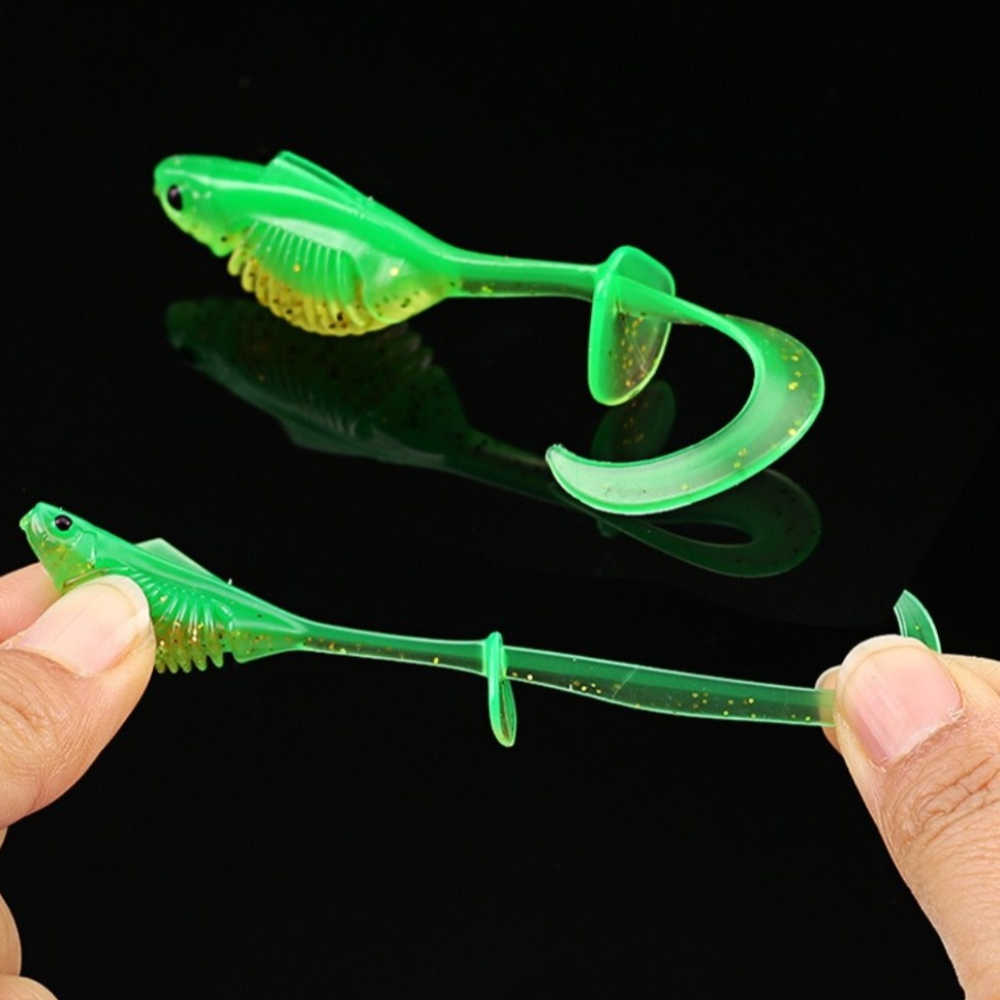 10PCS PVC Fishing Soft Lures 6 - Ice Fishing Line 리뷰 및 가격