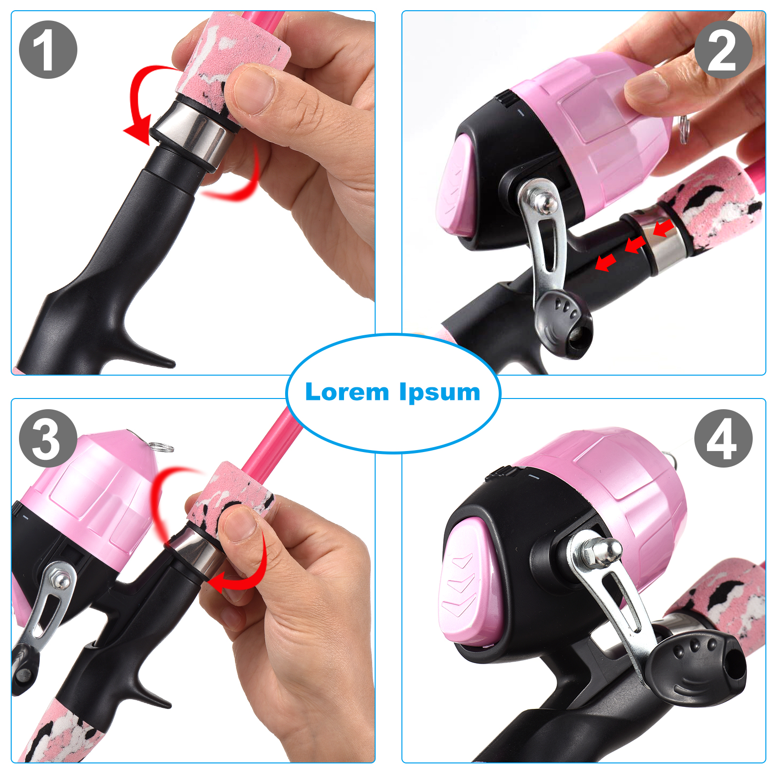 Kids Fishing Rod and Reel Comb - Fishing Line Spool 리뷰 및 가격