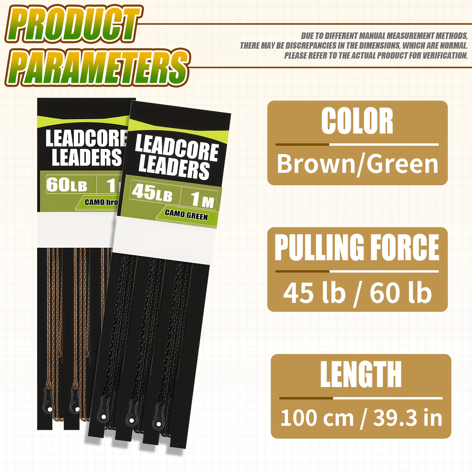Carp Fishing Leadcore Leaders  - Leader Line 리뷰 및 가격