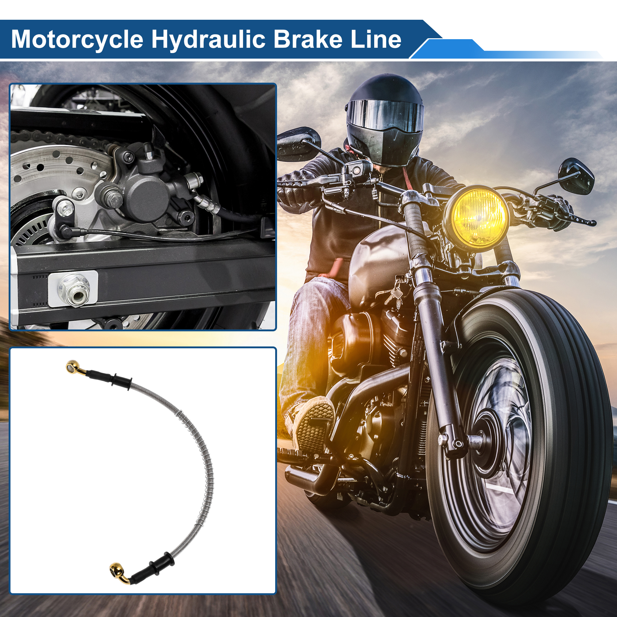 Motoforti 40cm Motorcycle Brak - Braided Line 리뷰 및 가격
