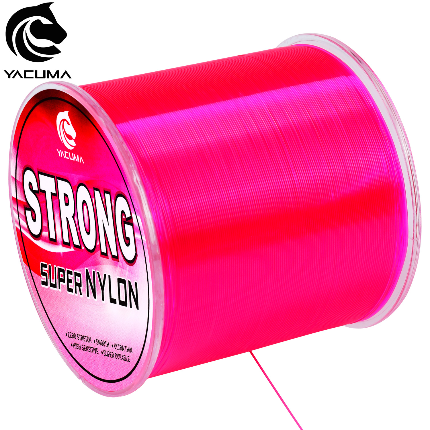 YACUMA 500M-546YDS Strong Pink - Monofilament Line 리뷰 및 가격
