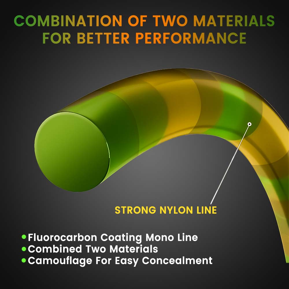 ZUKIBO 3D Speckle Line Yellow  - Monofilament Line 리뷰 및 가격
