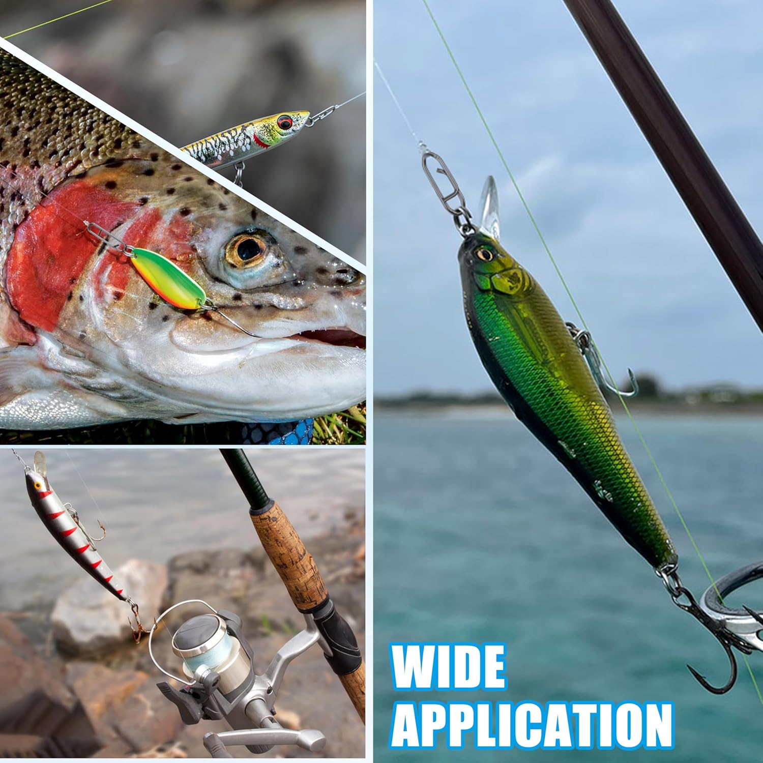 9KM Fishing Snap Kit 110pcs Po - Freshwater Line 리뷰 및 가격