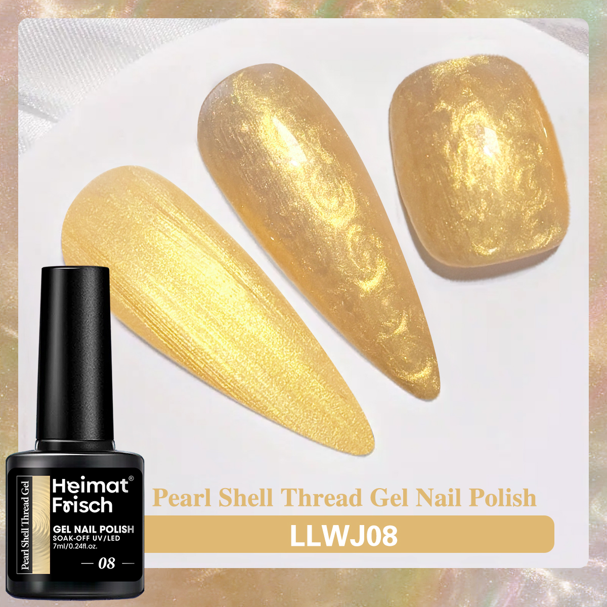 1 piece of shell line gel nail - Copolymer Line 리뷰 및 가격