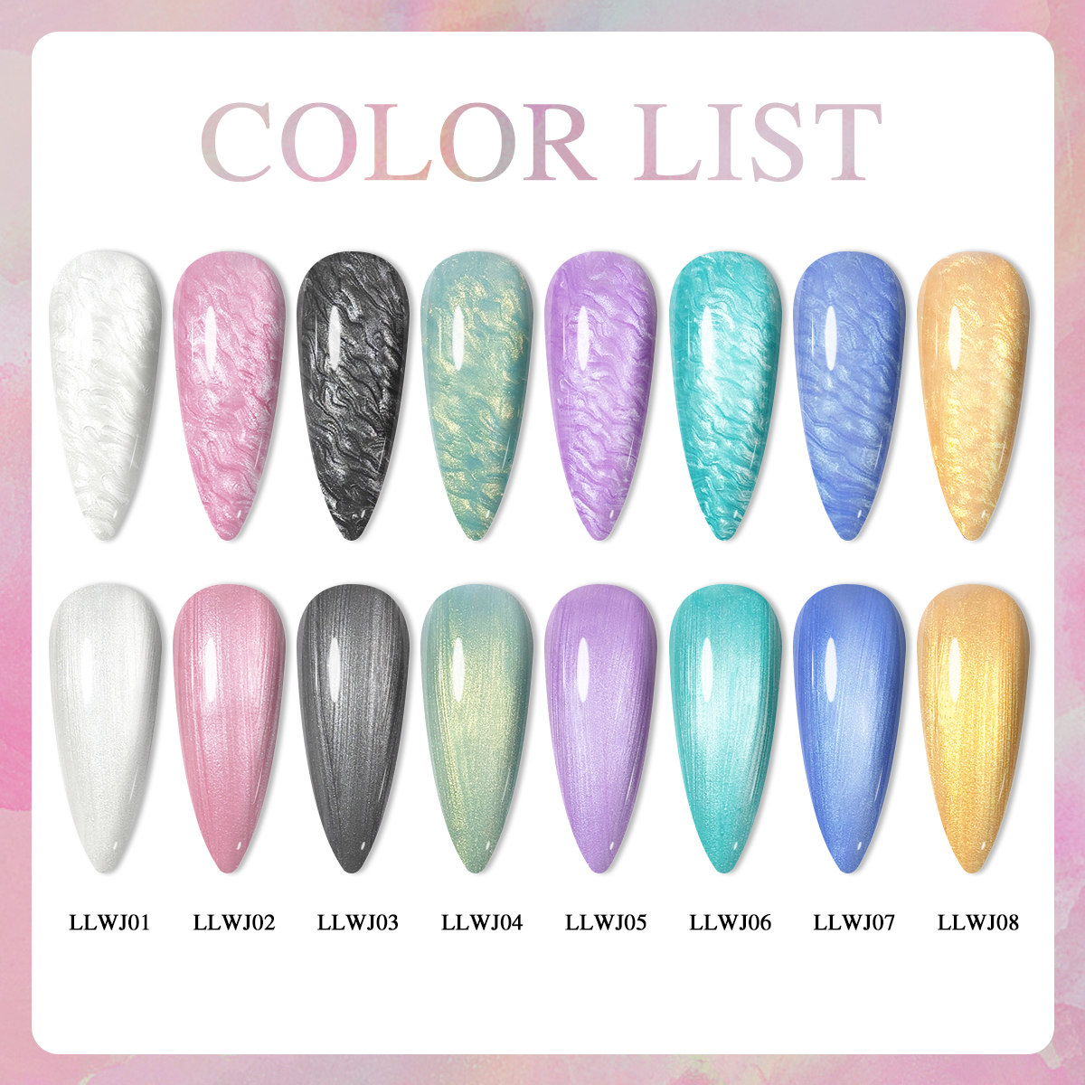 1 piece of shell line gel nail - Copolymer Line 리뷰 및 가격