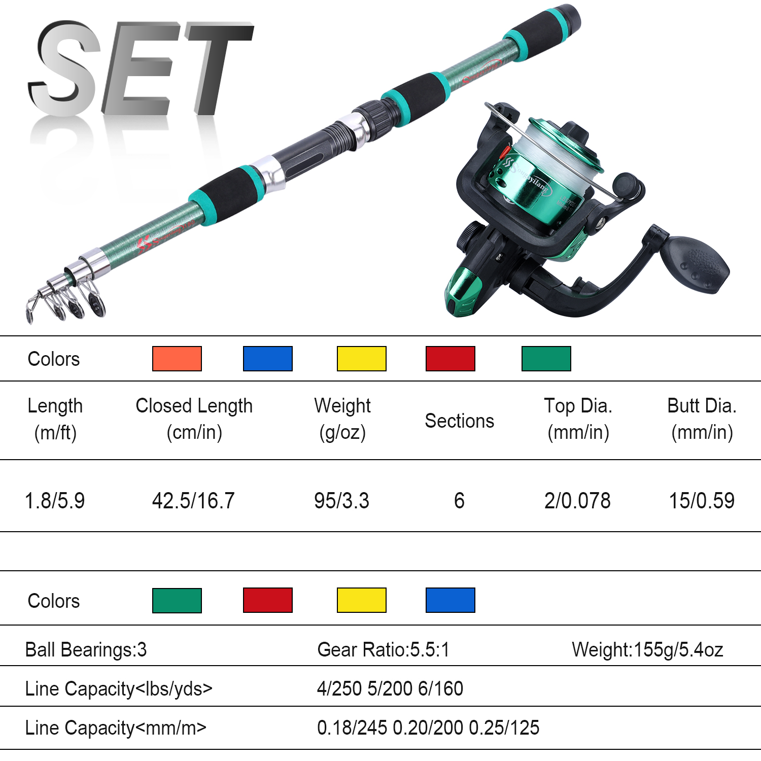 Sougayilang Kids Fishing Pole  - Freshwater Line 리뷰 및 가격